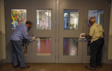 This homeless shelter offers a hot meal, a bed and information about coronavirus